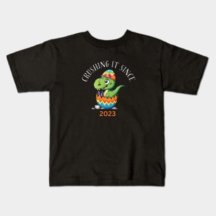 Crushing It Since 2023 Kids T-Shirt